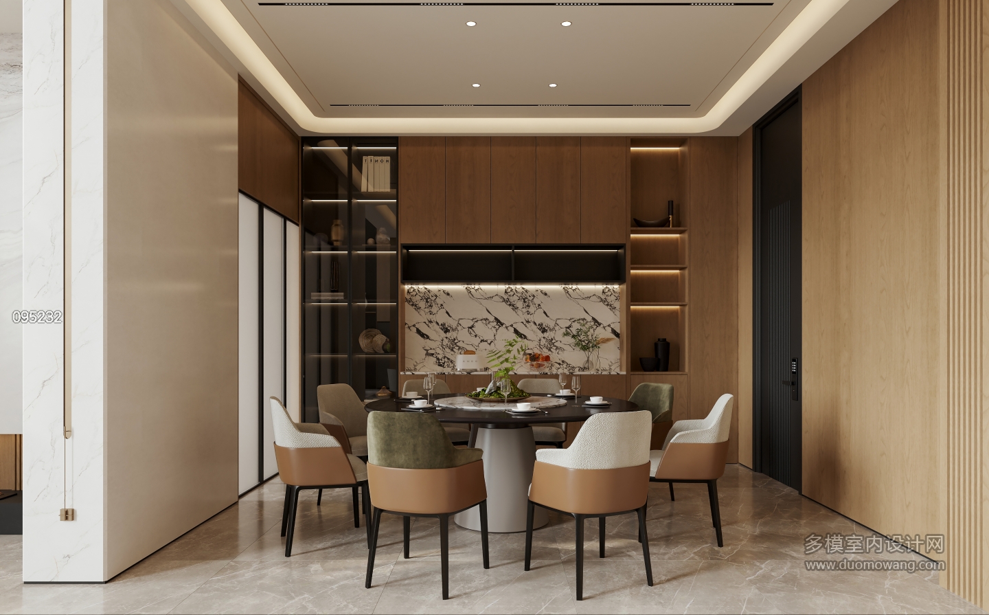 现代 餐厅 单张