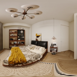 中古奶油主卧全景