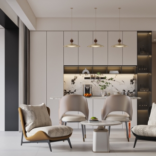 现代客餐厅单张二