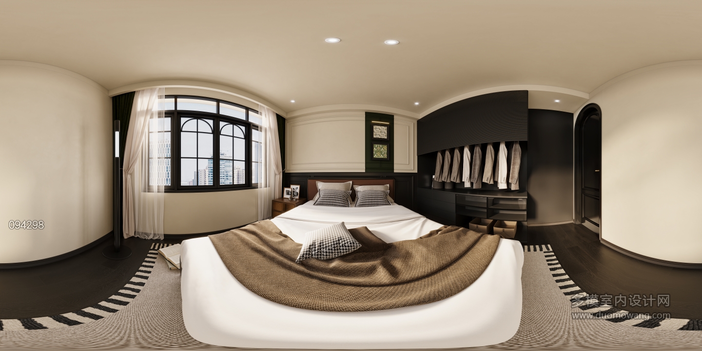 法式复古卧室-全景