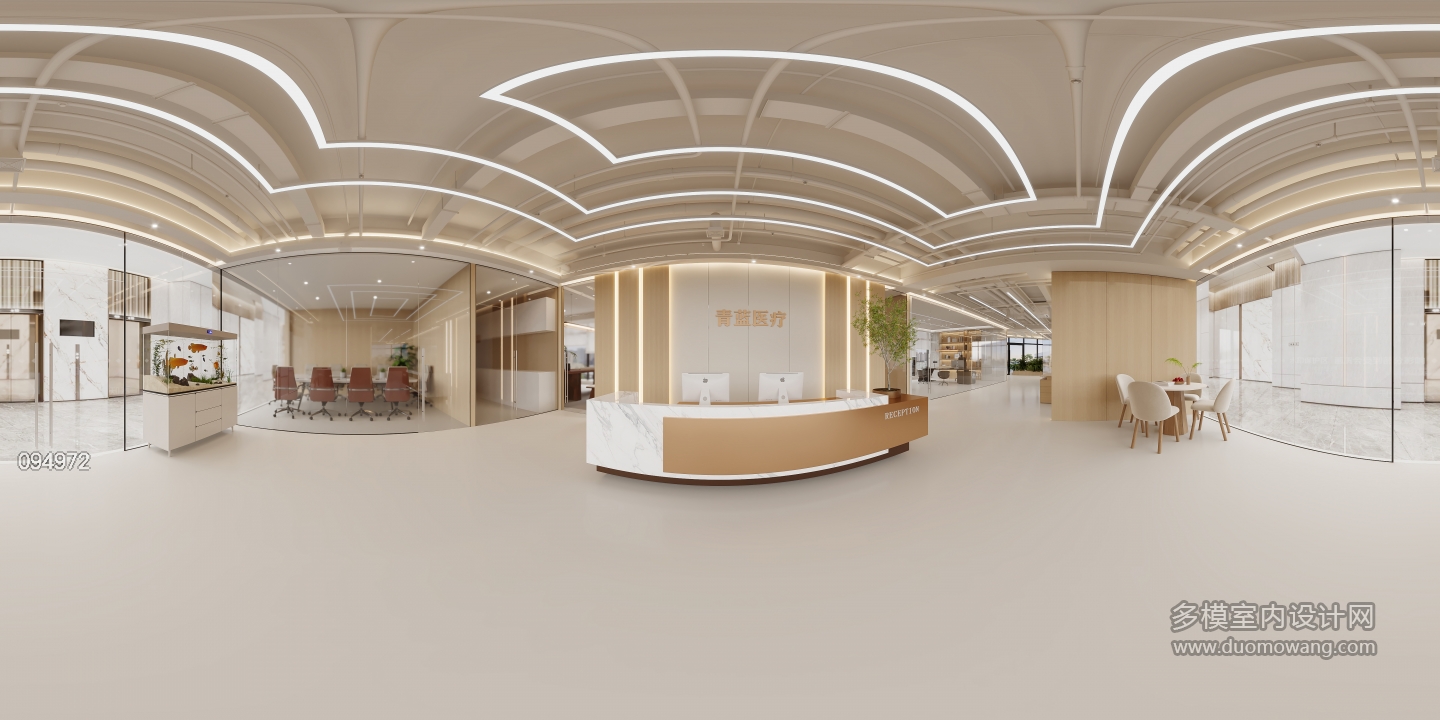 现代前台全景111