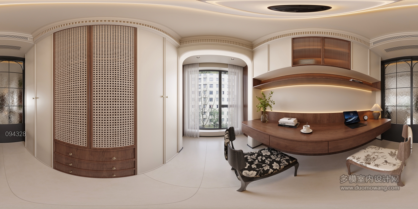 法式中古书房全景_0000