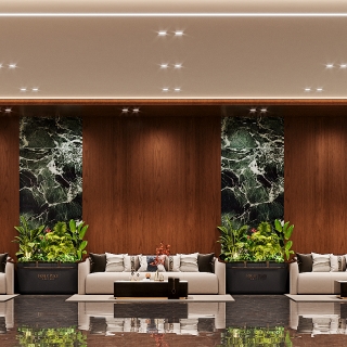 新中式酒店休息区1