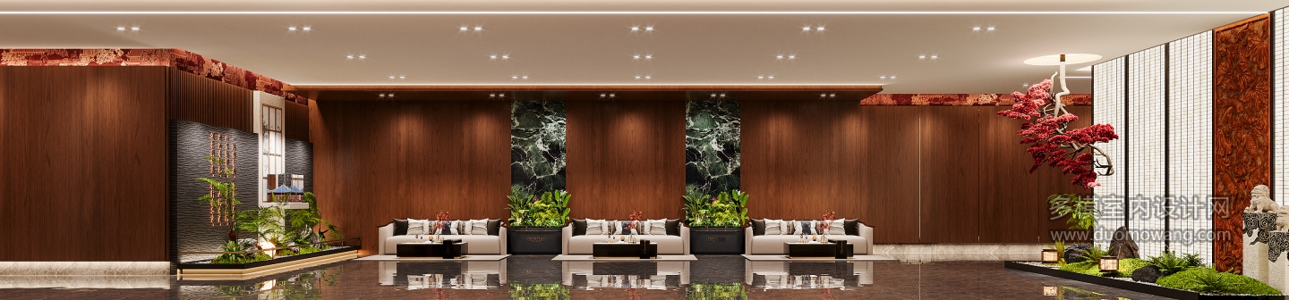 新中式酒店休息区1