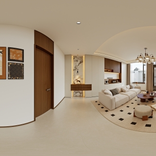 南河梁庄_中古客厅