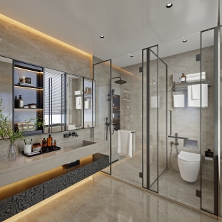 意式轻奢三层_三层主卫001