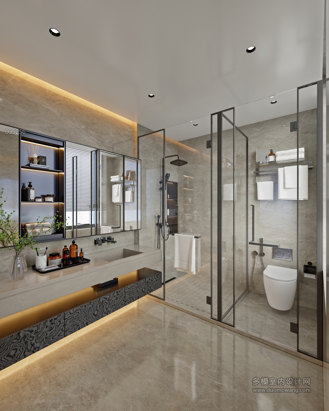 意式轻奢三层_三层主卫001