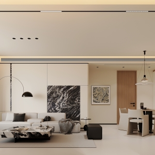 现代客餐厅单张二