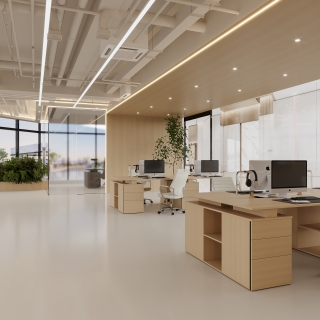 现代公共办公区
