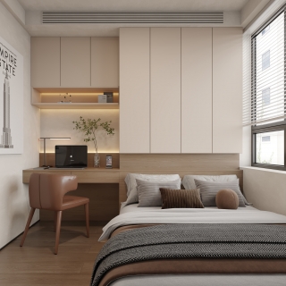 意式轻奢_次卧间静态