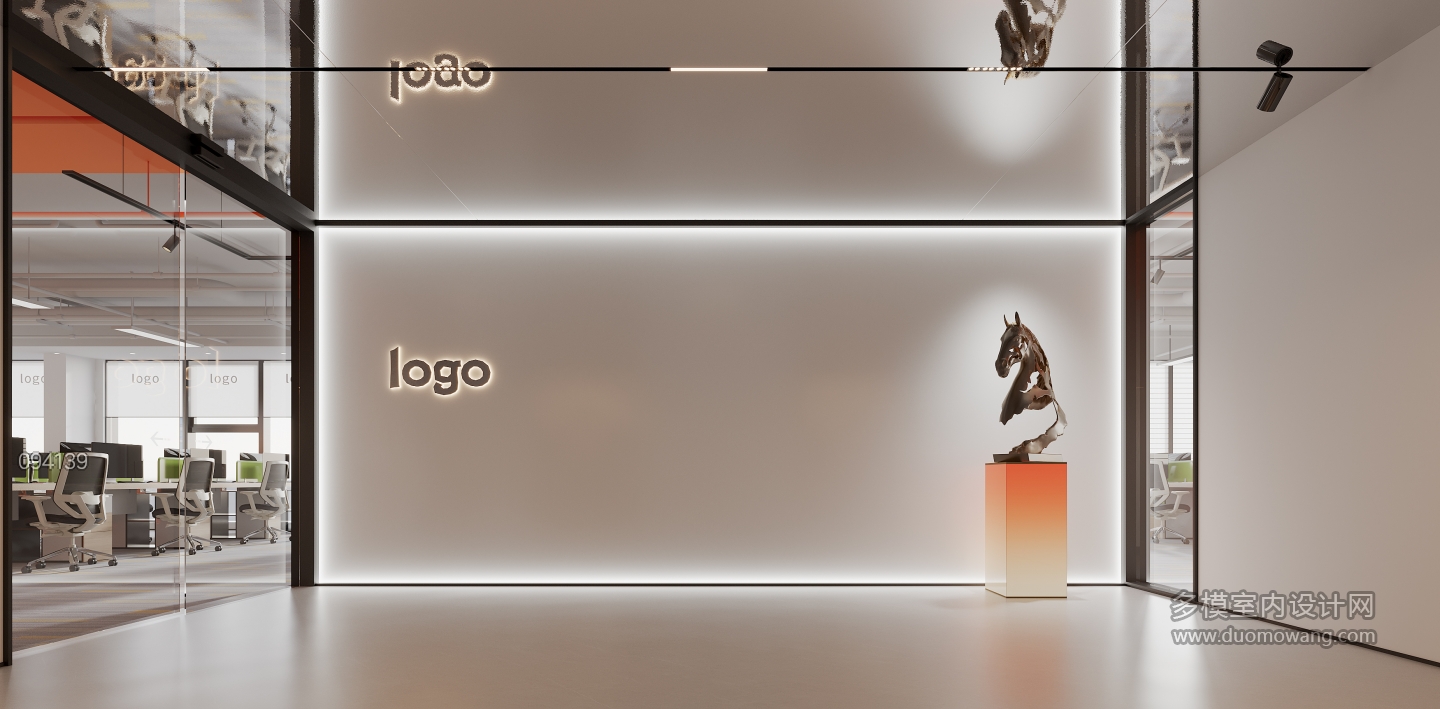 现代办公室前台