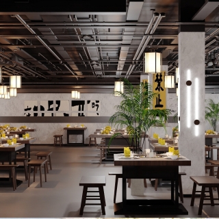 工业风格-大厅1（单张）