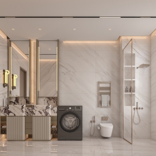 意式轻奢 洗手间 1