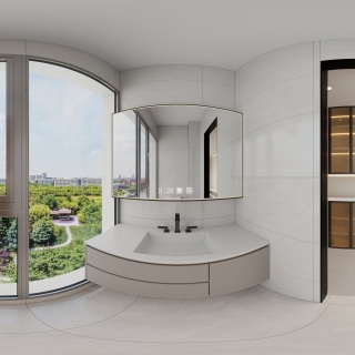 现代风格-卫生间