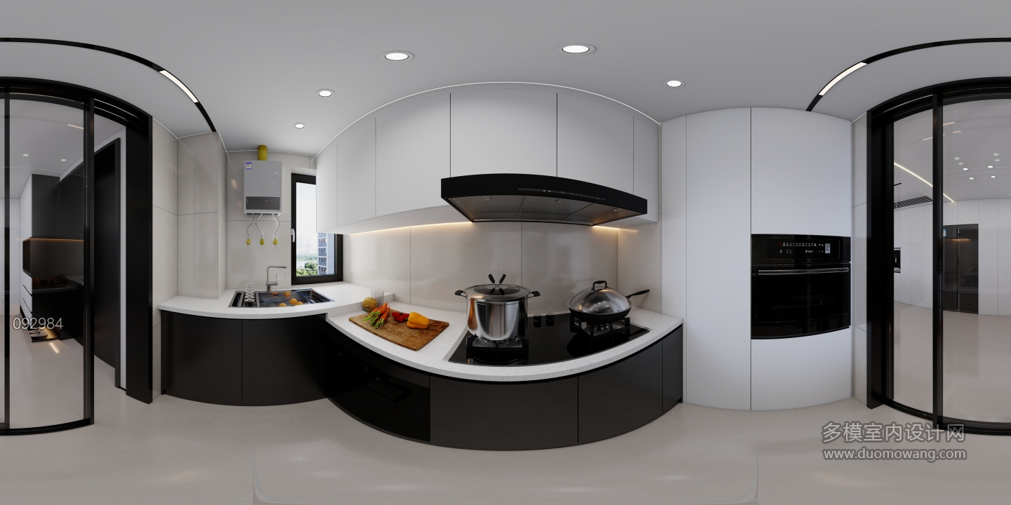 现代-厨房