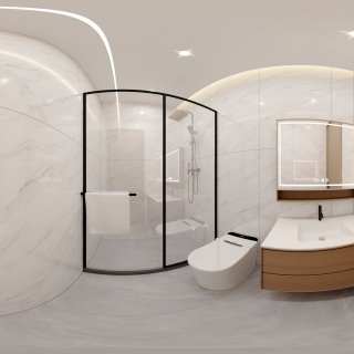 新中式风格-卫生间