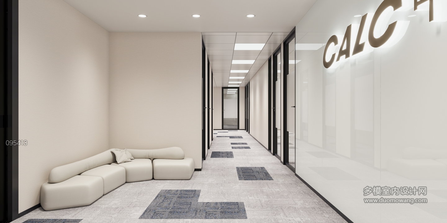 飞机公司前厅走廊