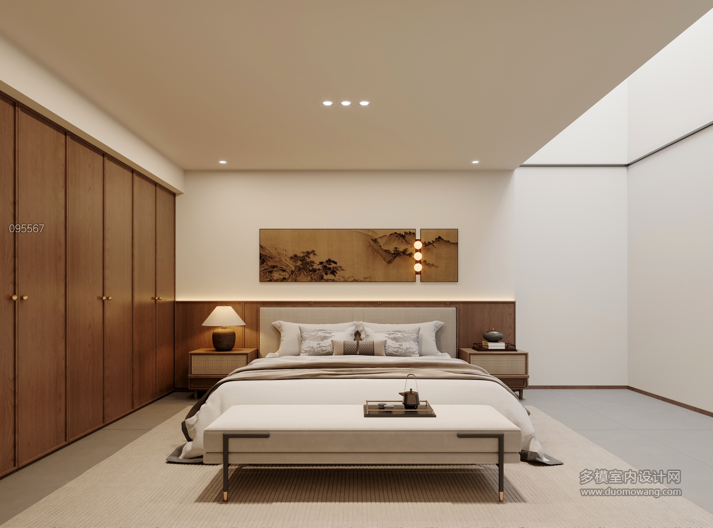 宋式美学负二卧室