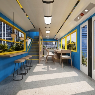 现代巴士书吧1层