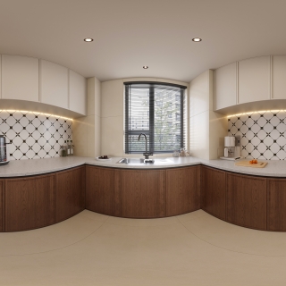 法式中古厨房全景_0000