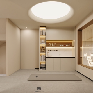 负一层宋代瑜伽室特写