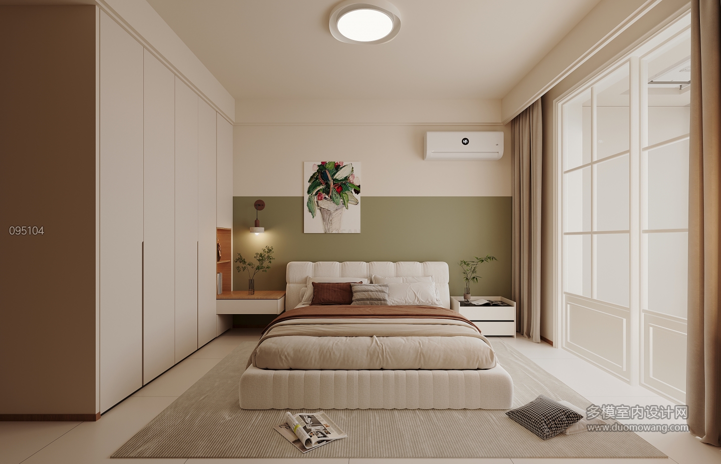 现代主卧单张
