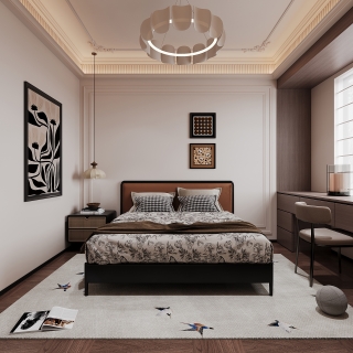 法式男孩房单张