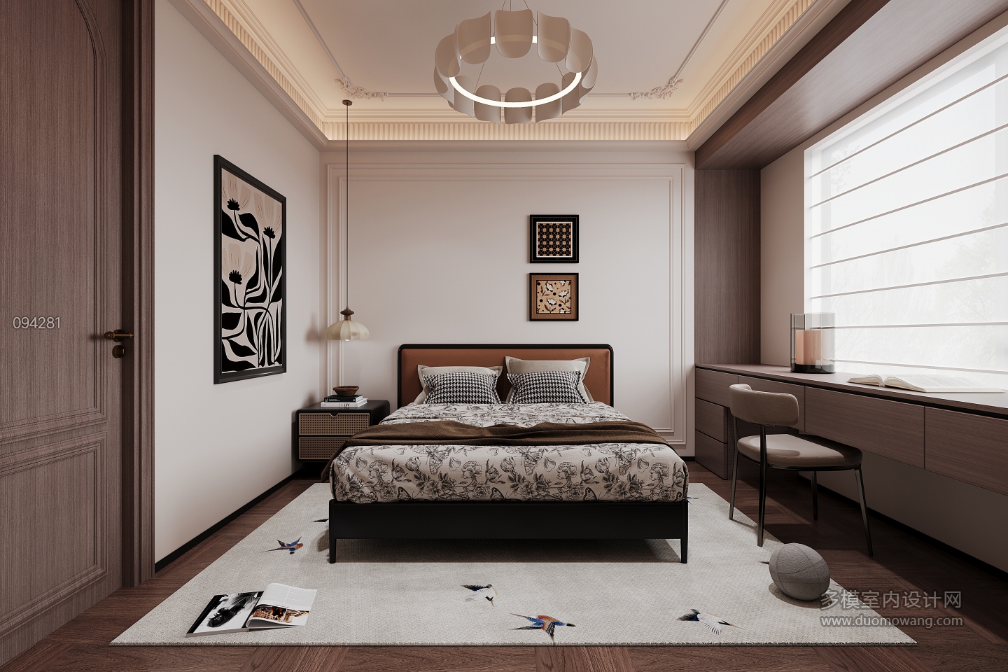 法式男孩房单张