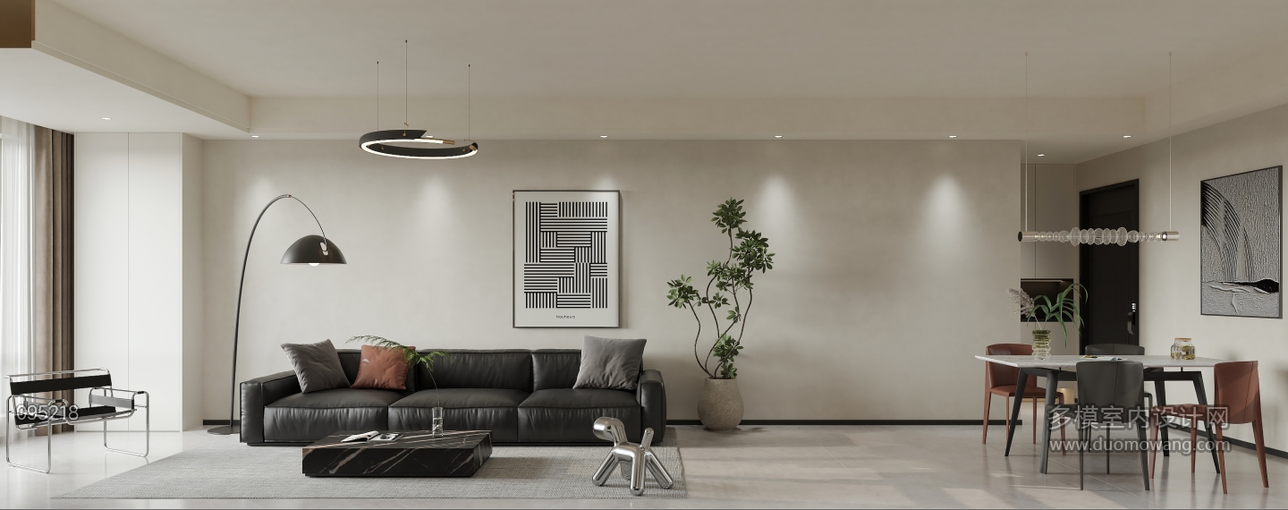 现代 客餐厅 单张1