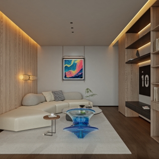 港式轻奢二层_二层休闲室