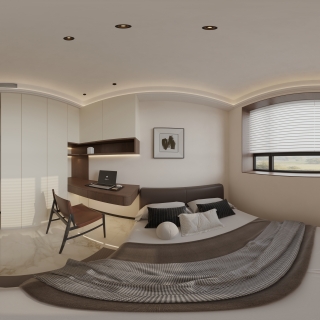 现代 次卧1 全景 新