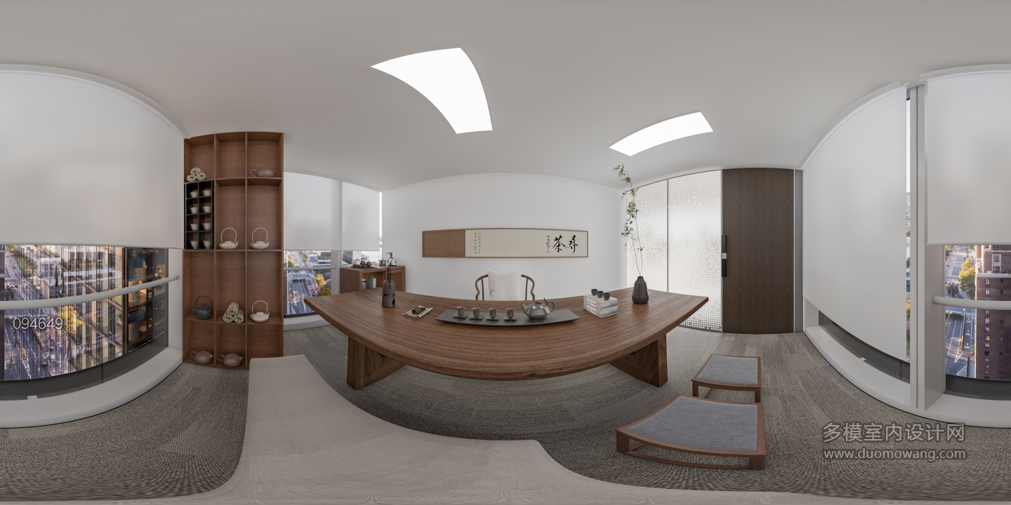 现代茶室全景2