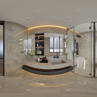 意式轻奢三层_三层主卫