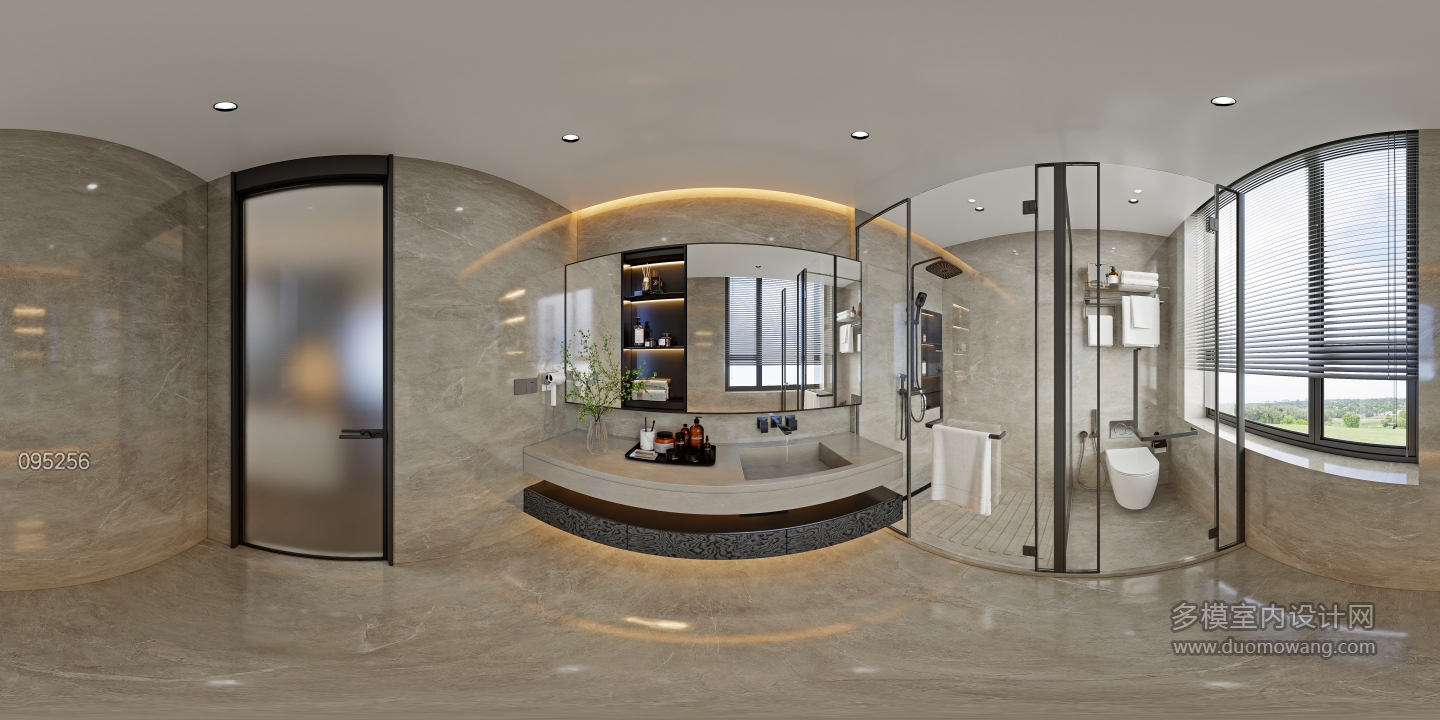 意式轻奢三层_三层主卫