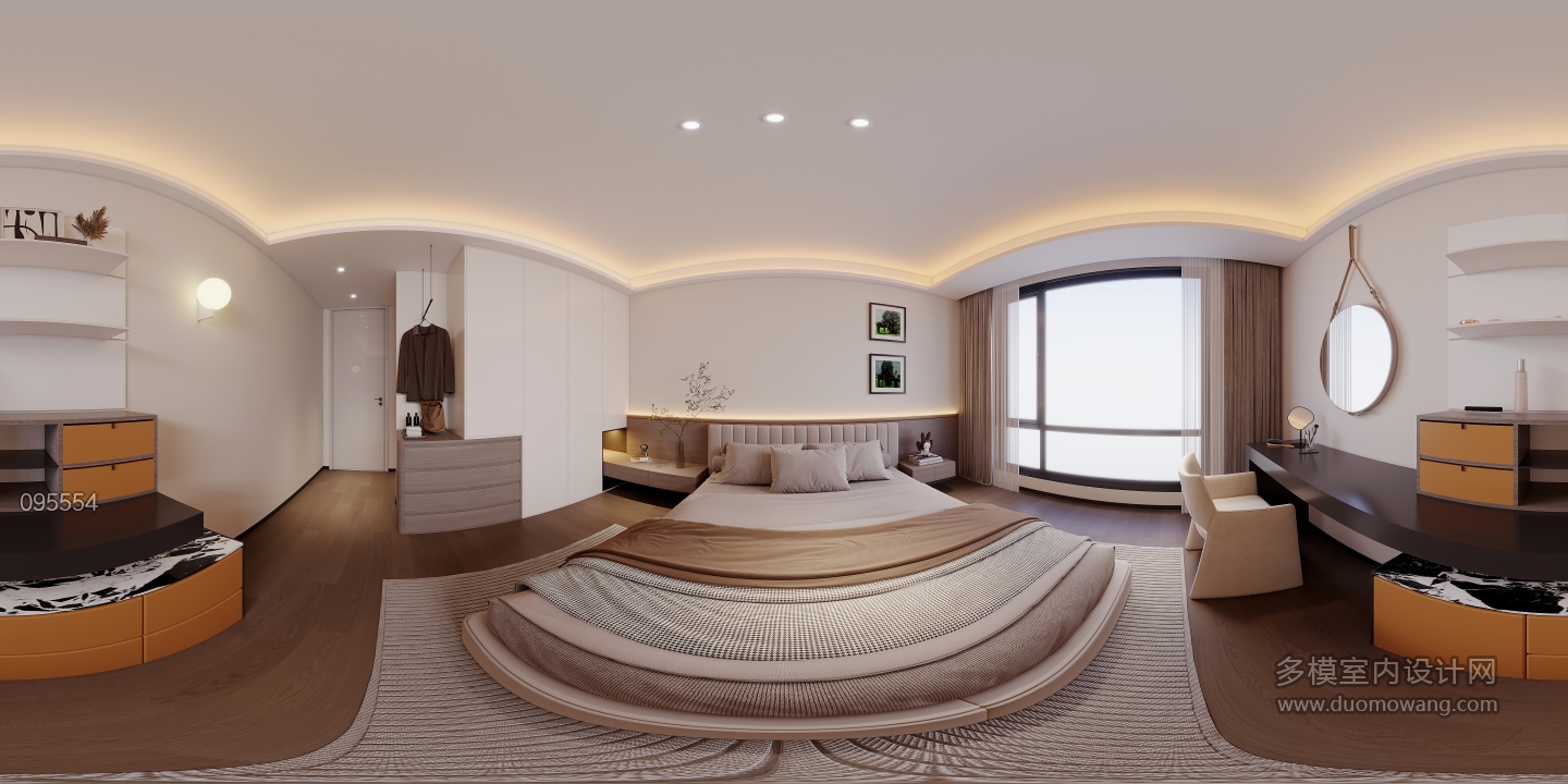 现代卧室全