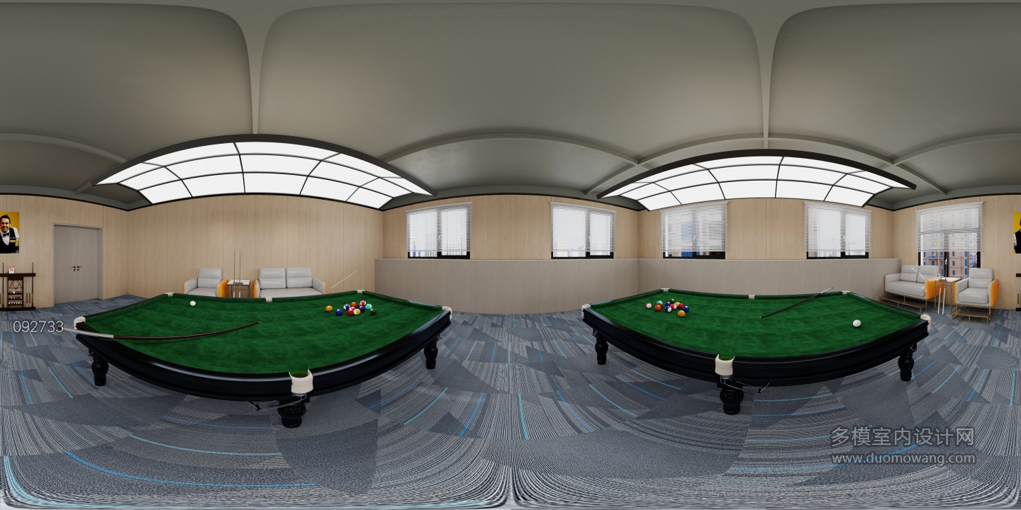 工装现代-台球厅