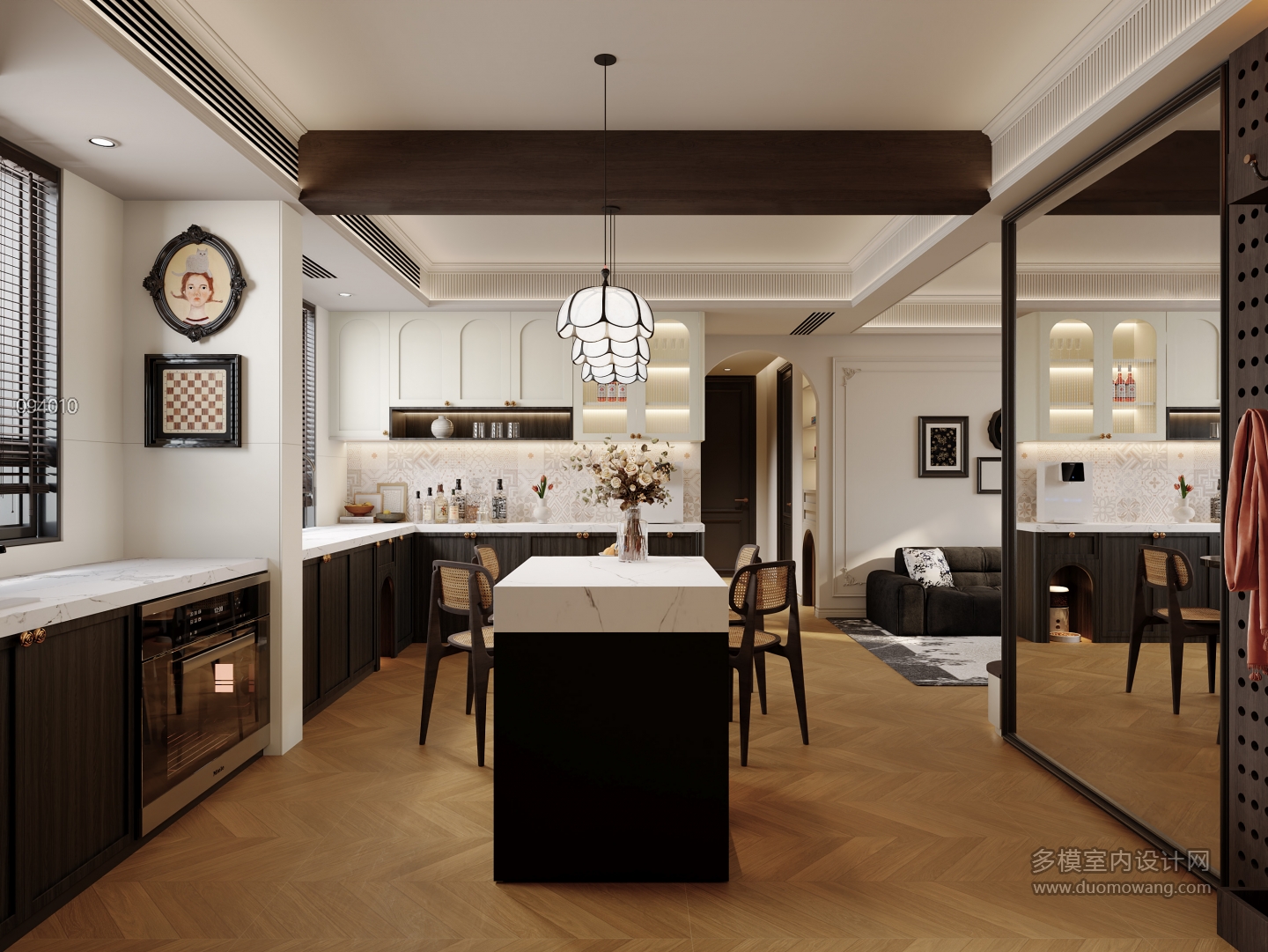 法式中古餐边柜