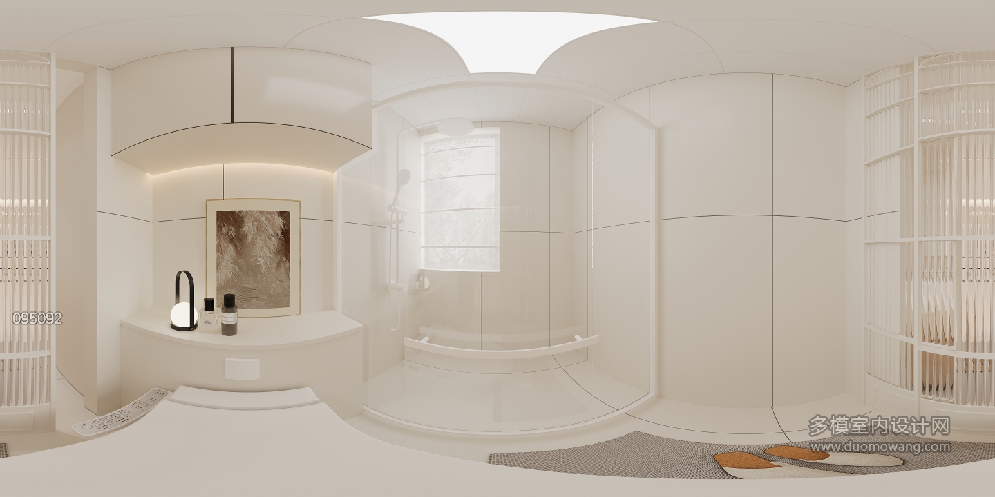 法式卫生间全景