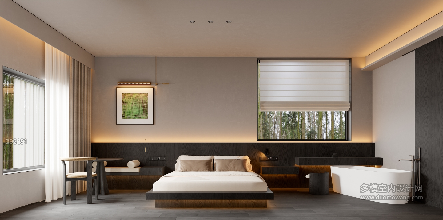 侘寂名宿床头静态4