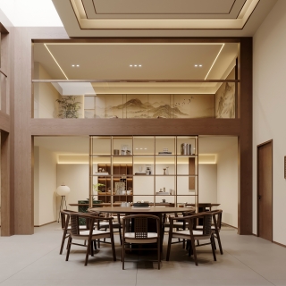 宋式美学负二茶室