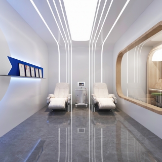 现代办公展厅回输室 (1)