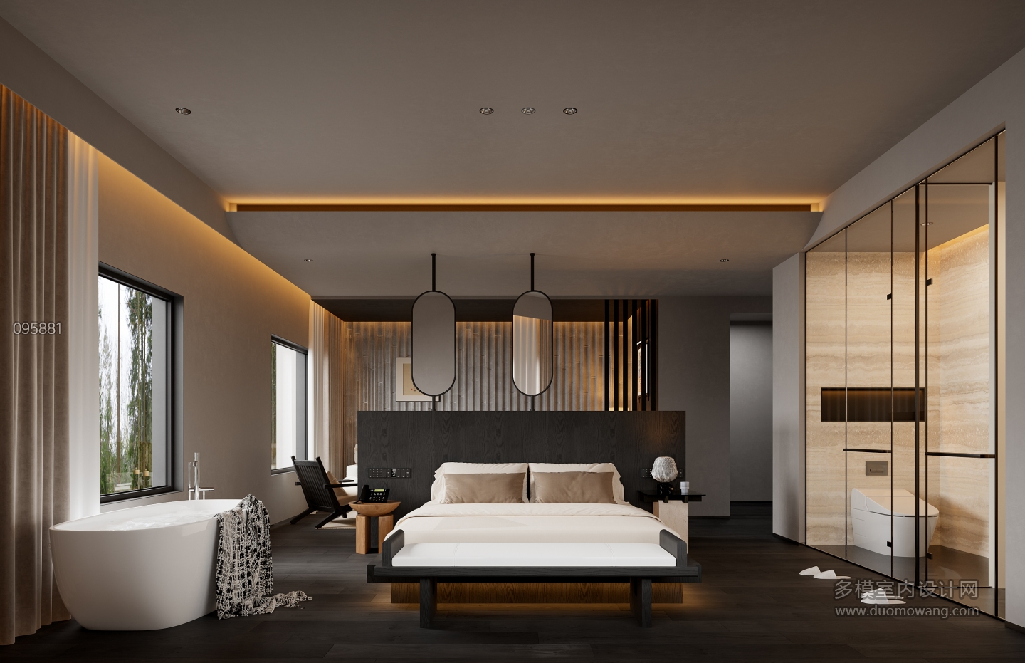 侘寂名宿床头静态3