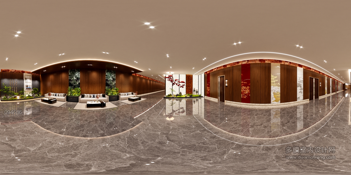 新中式酒店休息区362