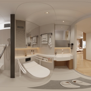 现代卫生间一360