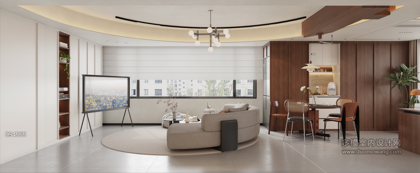 3现代中古风沙发面单张