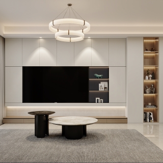 现代电视背景特写