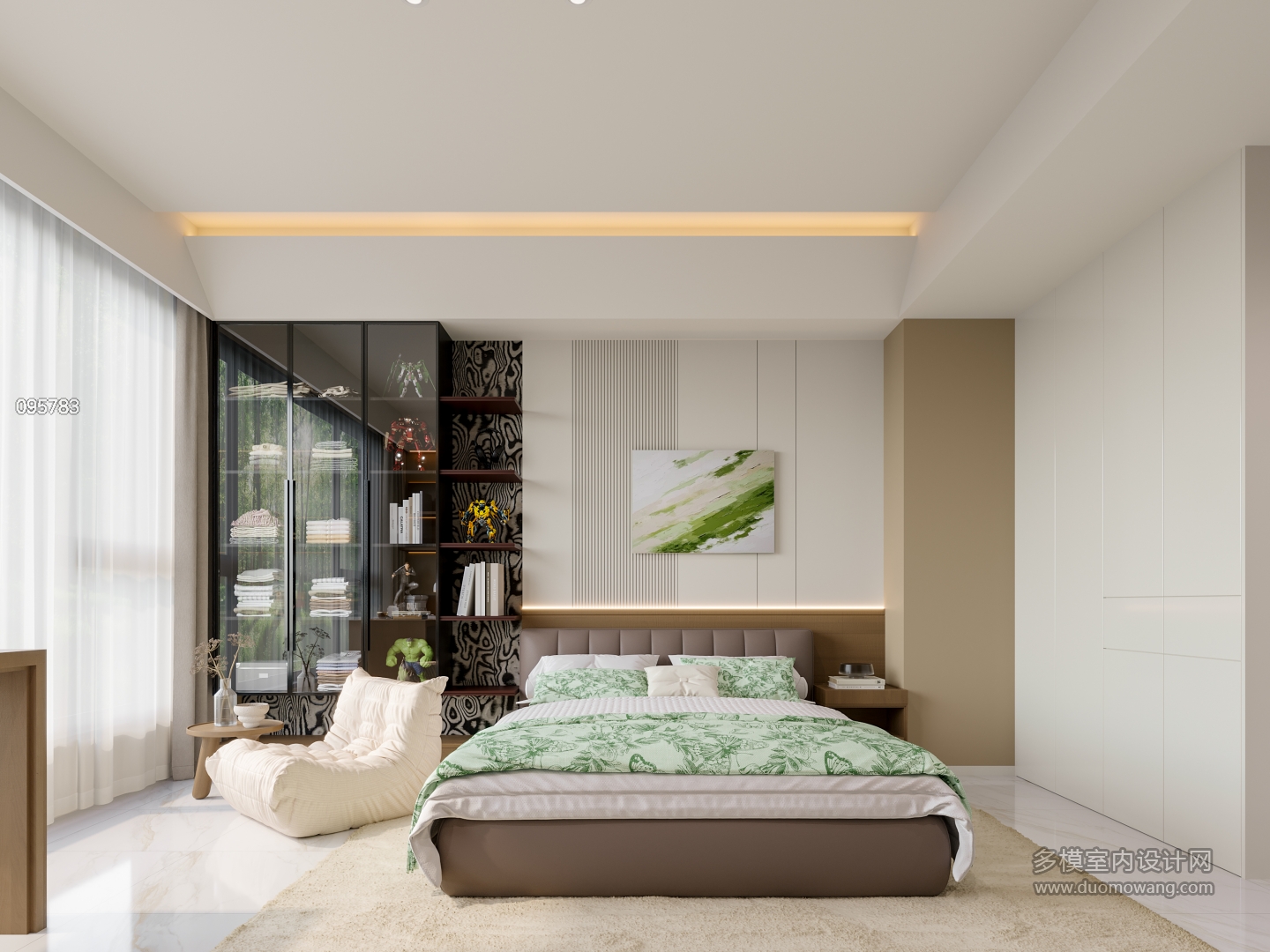现代卧室静态
