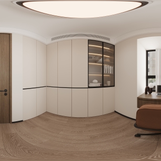 现代北次卧全景