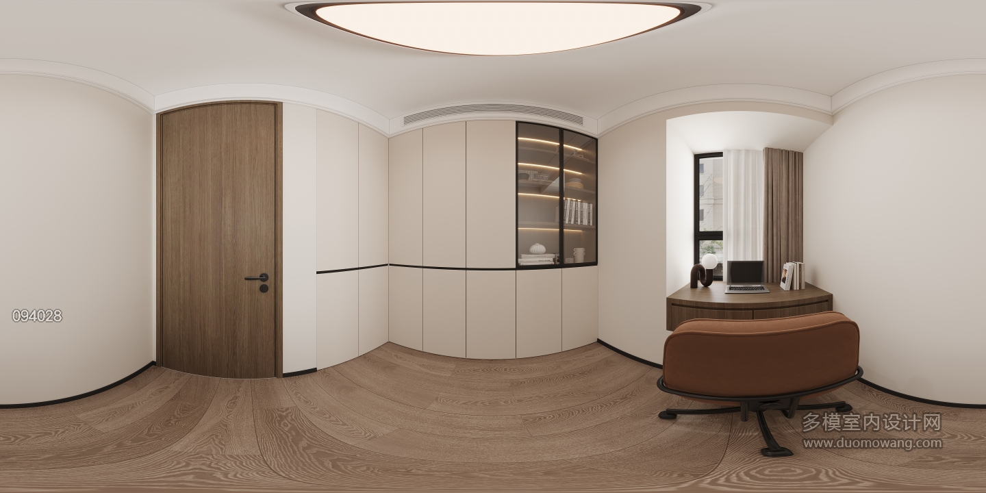 现代北次卧全景