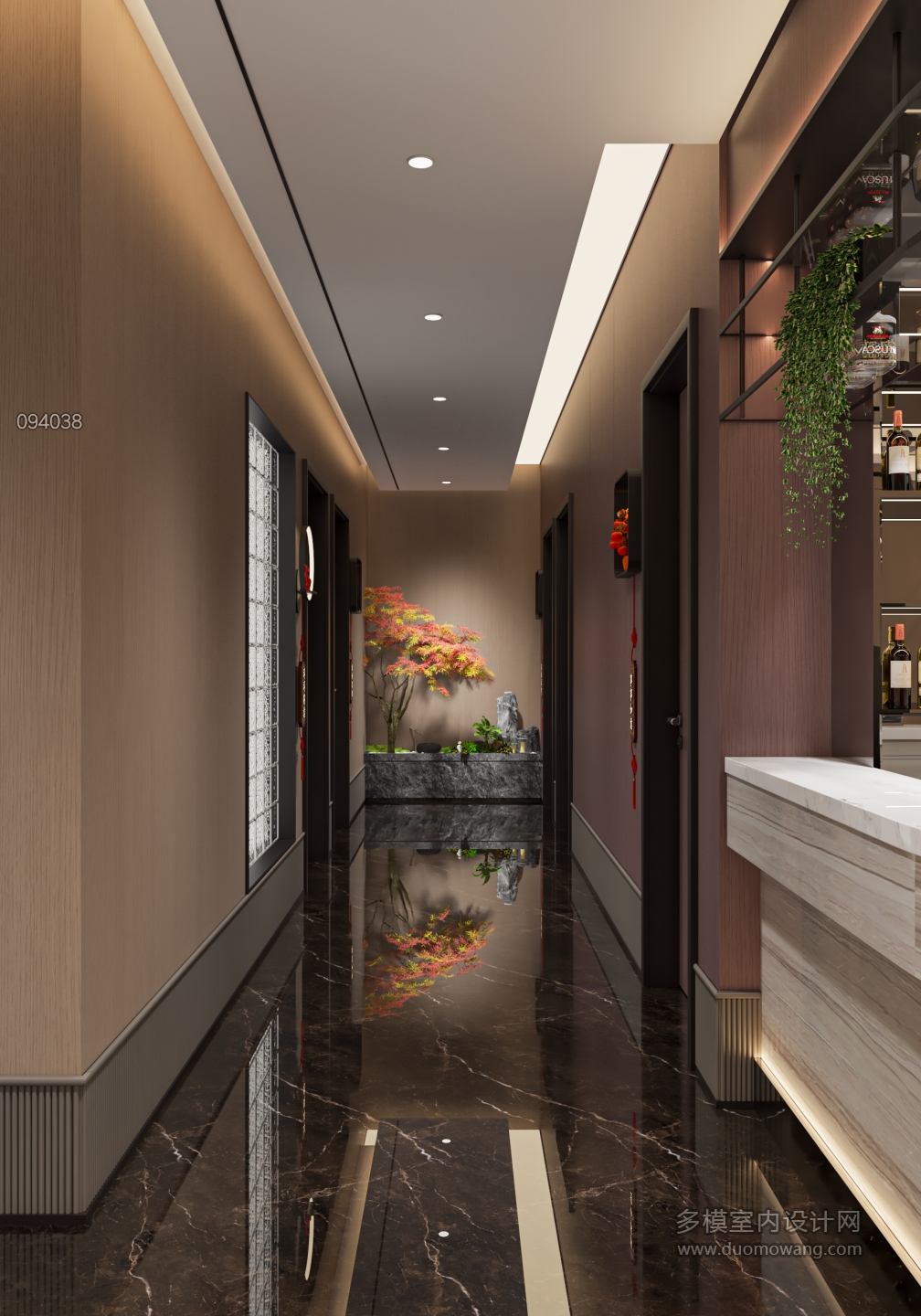 新中式棋牌室单张3